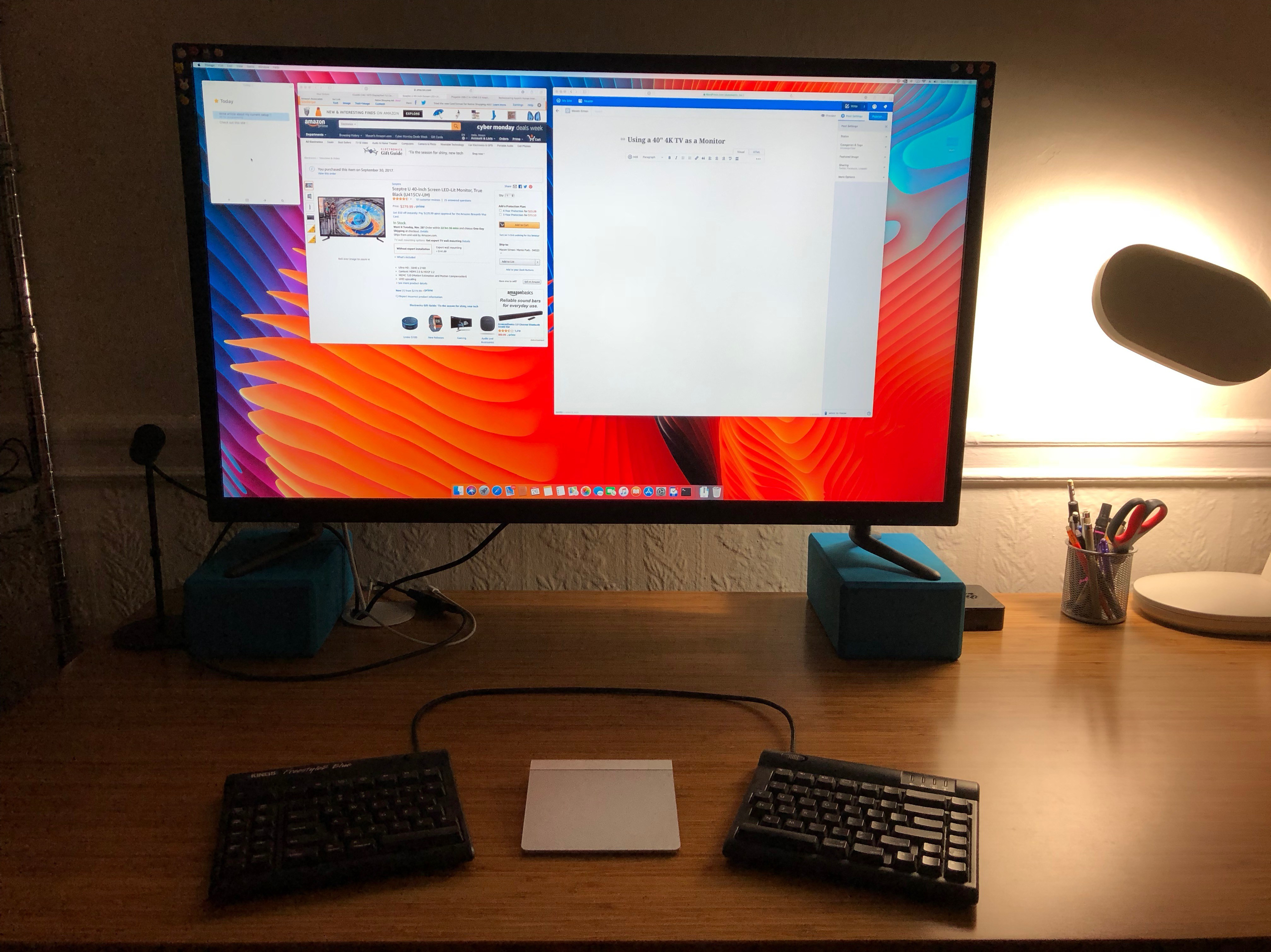 The Best Monitor for Programming: A Cheap 40" 4K TV